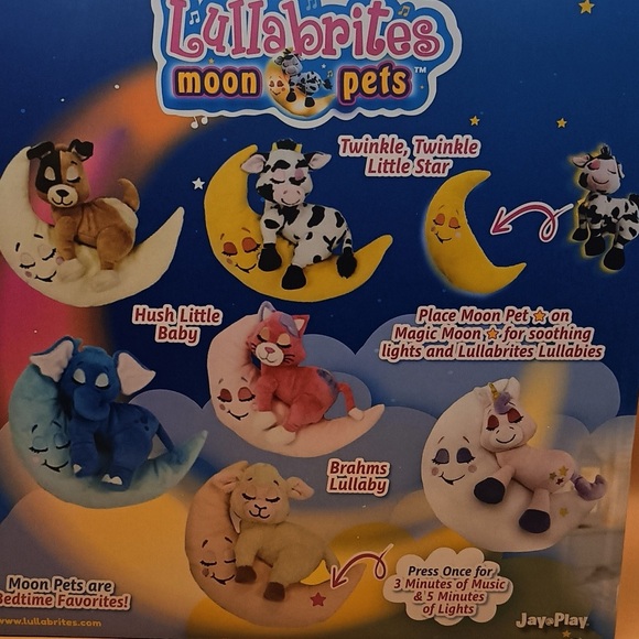 Moon Pets Plush Toy - Cream and Brown - Picture 9 of 9